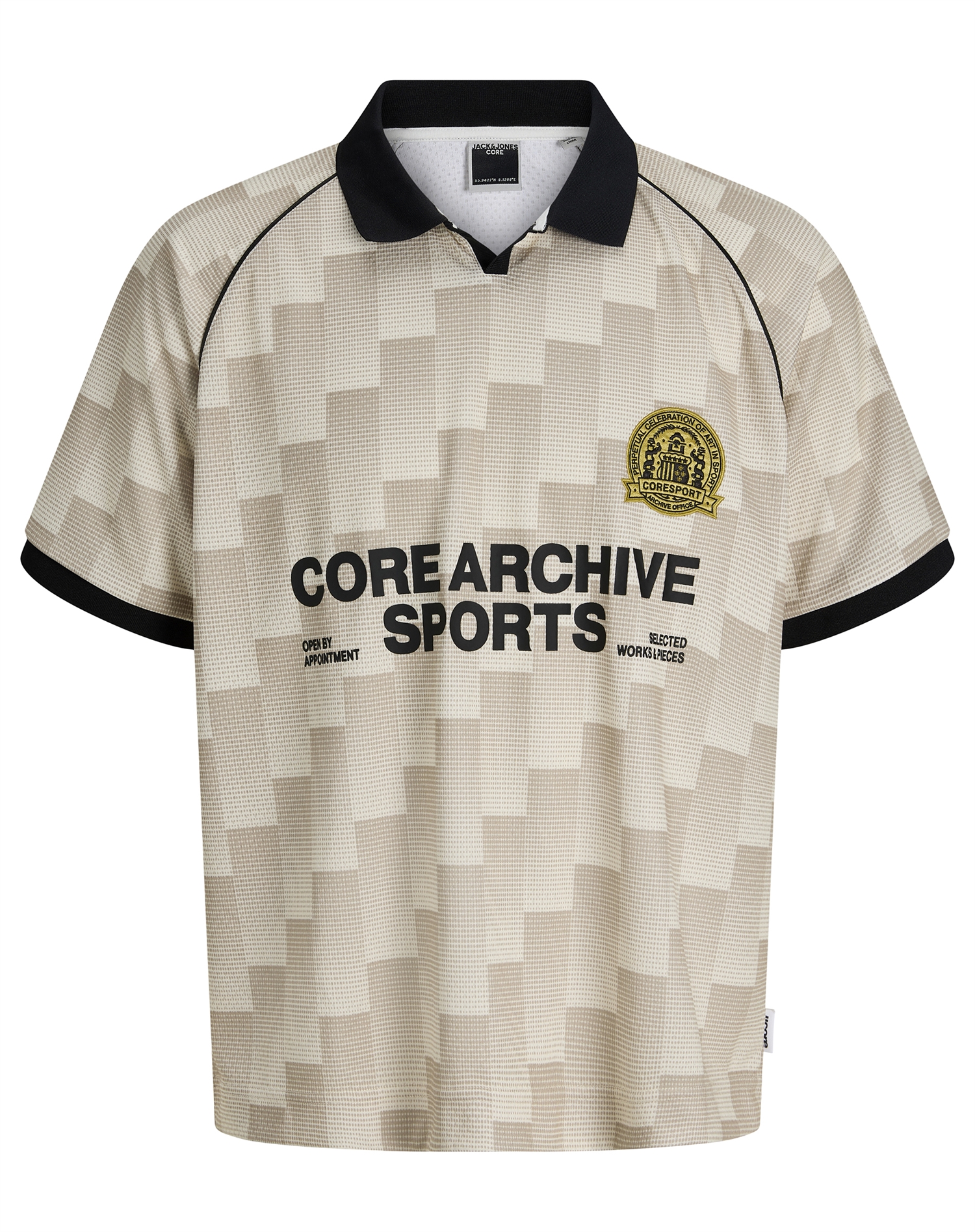 Jack & Jones Junior - JCOBreeze Football Trikot - Sweet Corn/ AOP